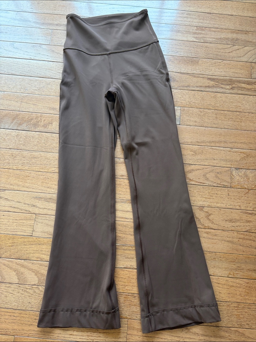 lululemon athletica Brown High-Rise Flare Yoga Pants